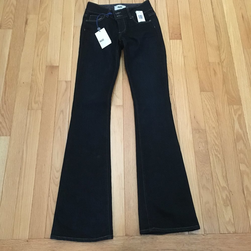 Paige Hidden Hills High Rise Boot Cut Jeans Size 24